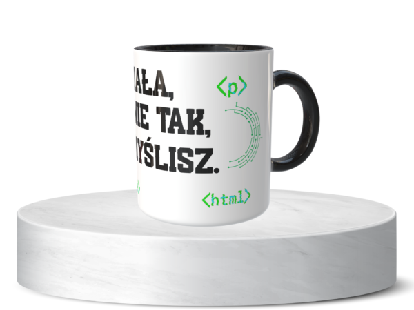 Śmieszny Kubek Niesklasyfikowane - Działa, ale nie tak jak myślisz 2